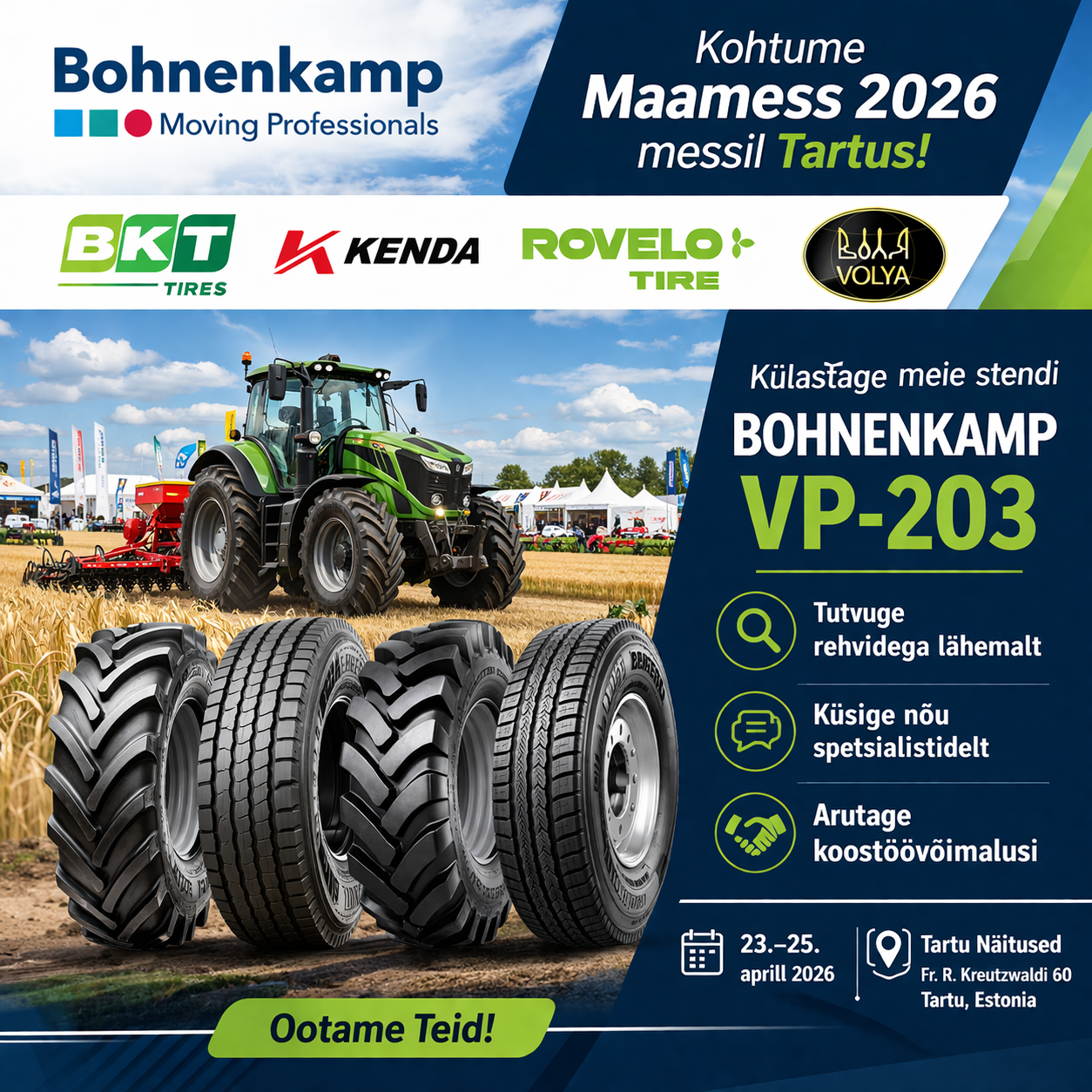 Bohnenkamp osaleb Maamess 2026 messil Tartus